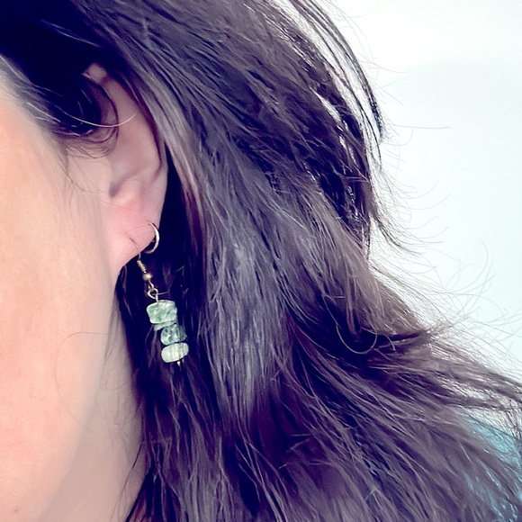 New:Soul Embellishments 2pcNatural Healing Gemstones Moss/Tree Agate Jewelry Set - Picture 4 of 16